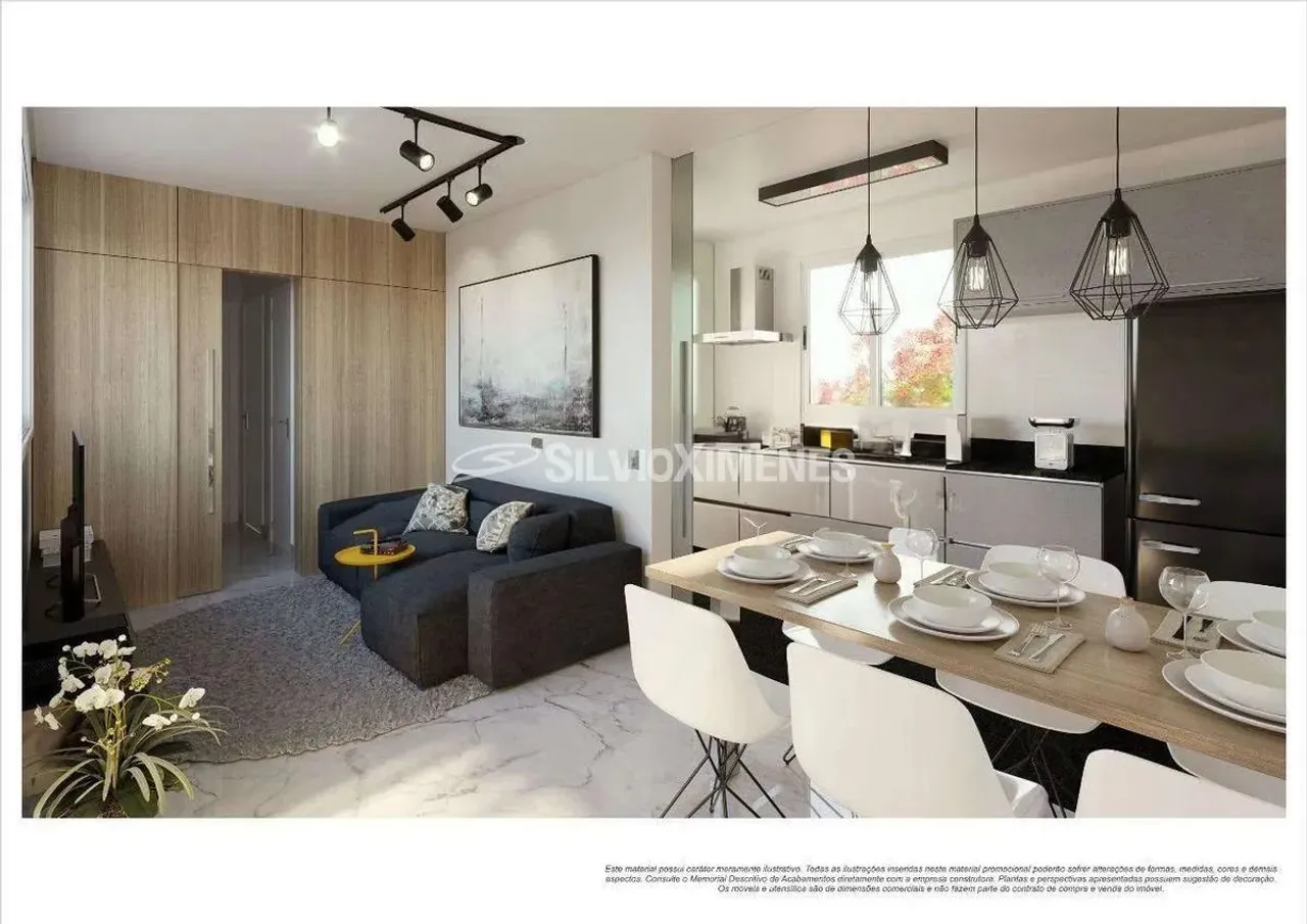 Apartamento à venda com 57m², 2 quartos e 2 vagas