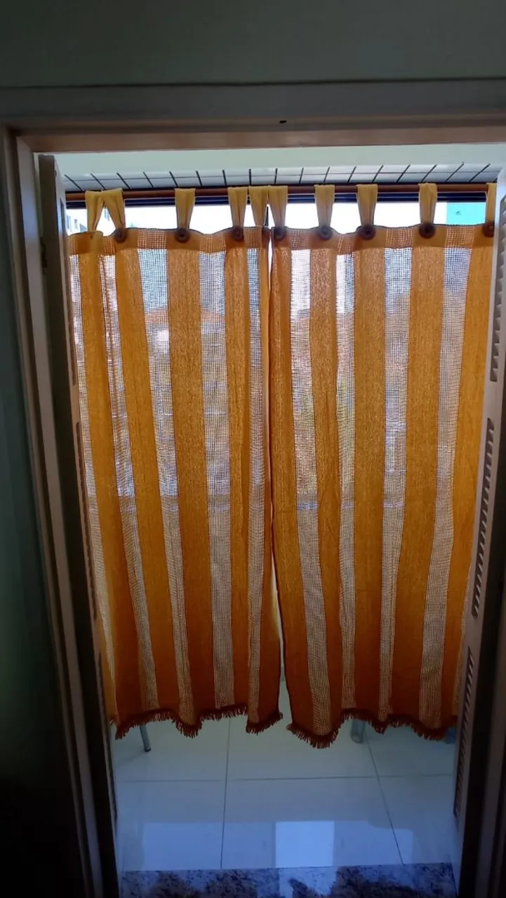 Cortinas em Tricoline Listrado