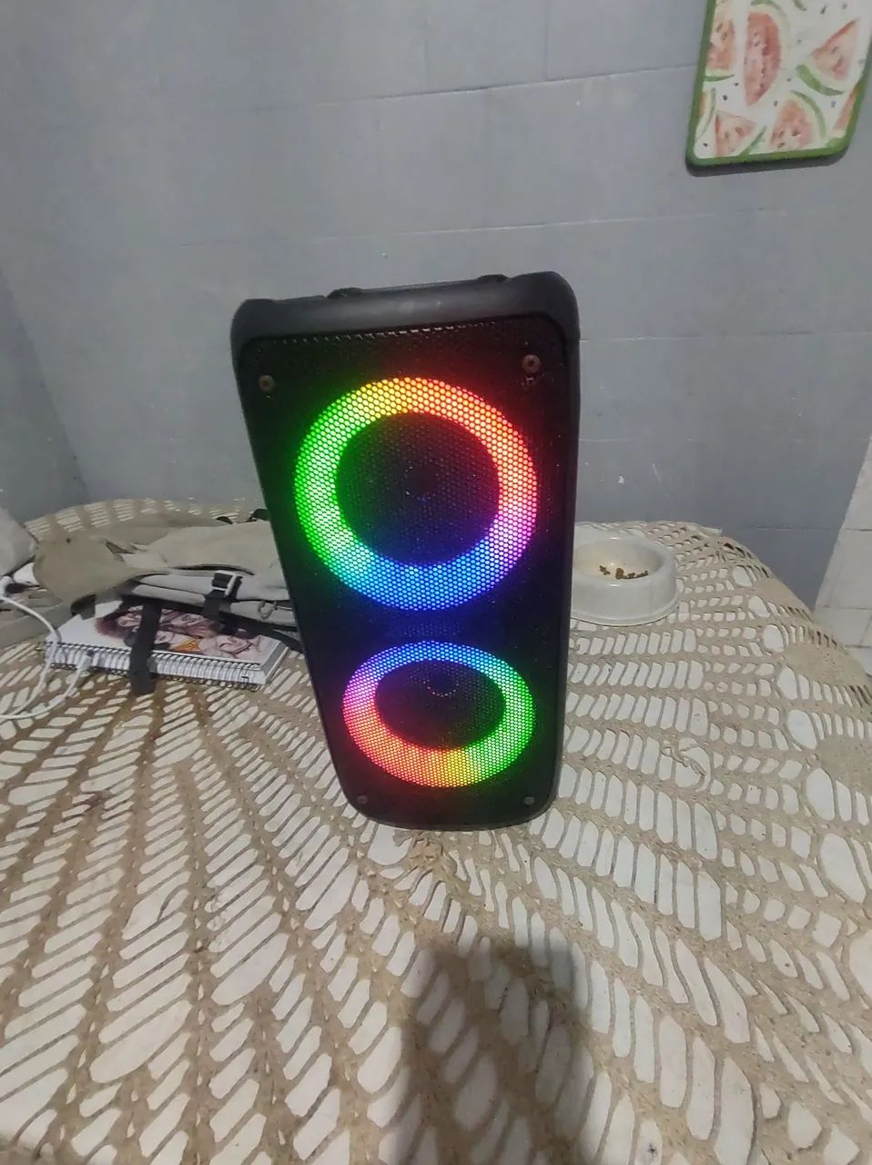 Caixa de Som com Iluminação LED - Foto 2