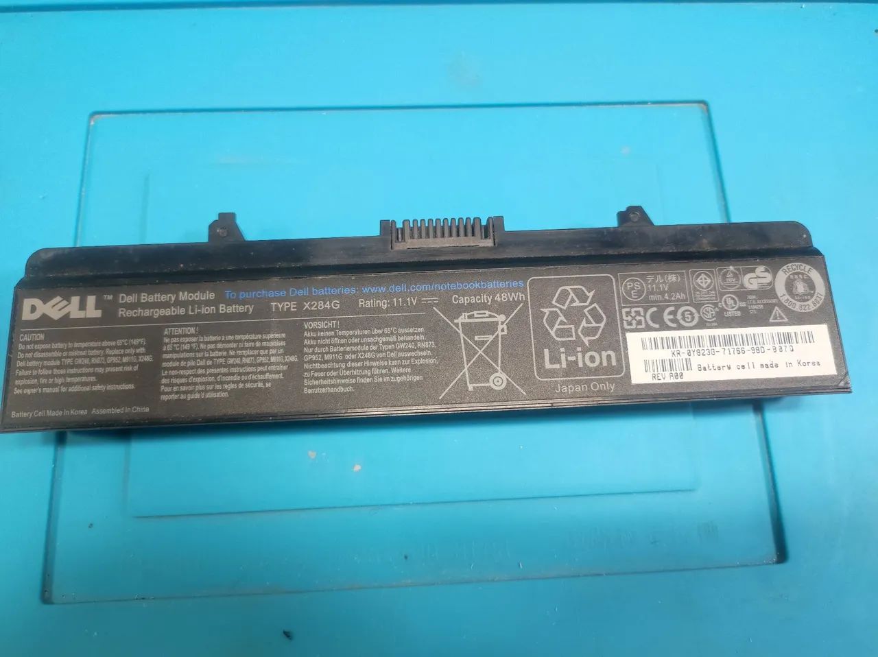 Bateria Dell X284G - 11.1V 48Wh original