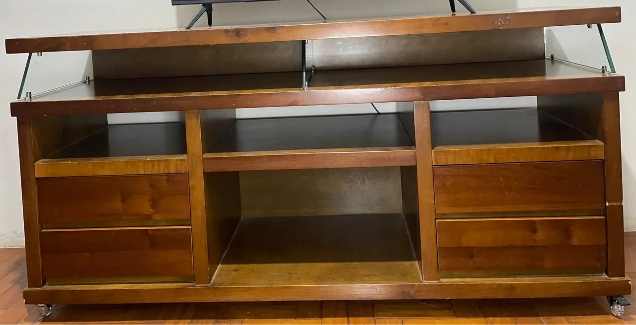 Rack de TV em madeira maciça64291056679937120