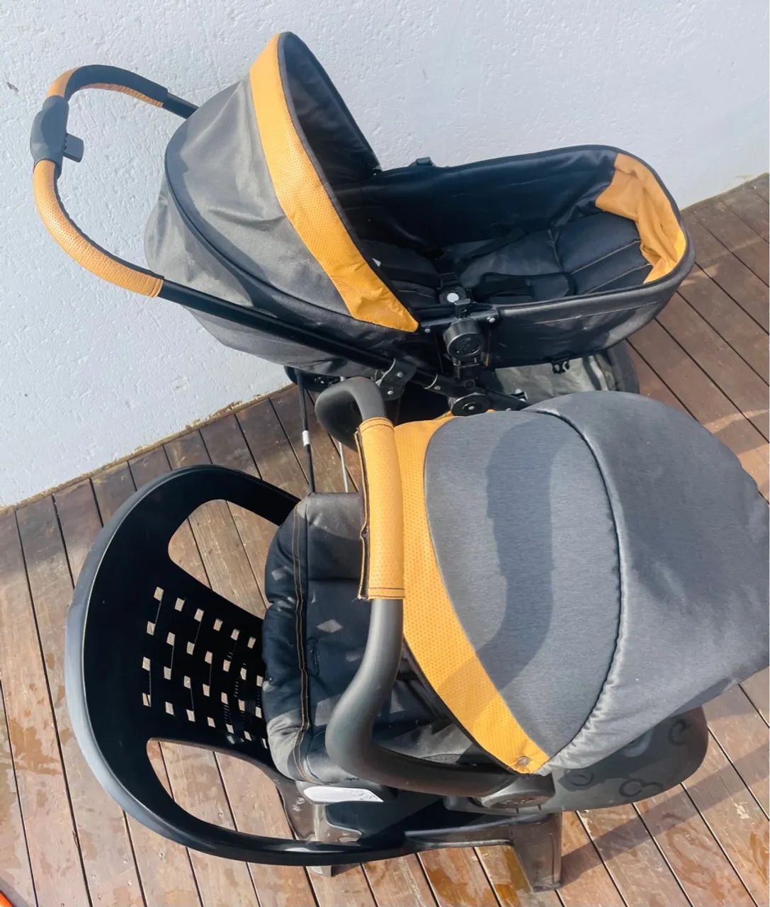 Carrinho e baby conforto Galzerano - Foto 5