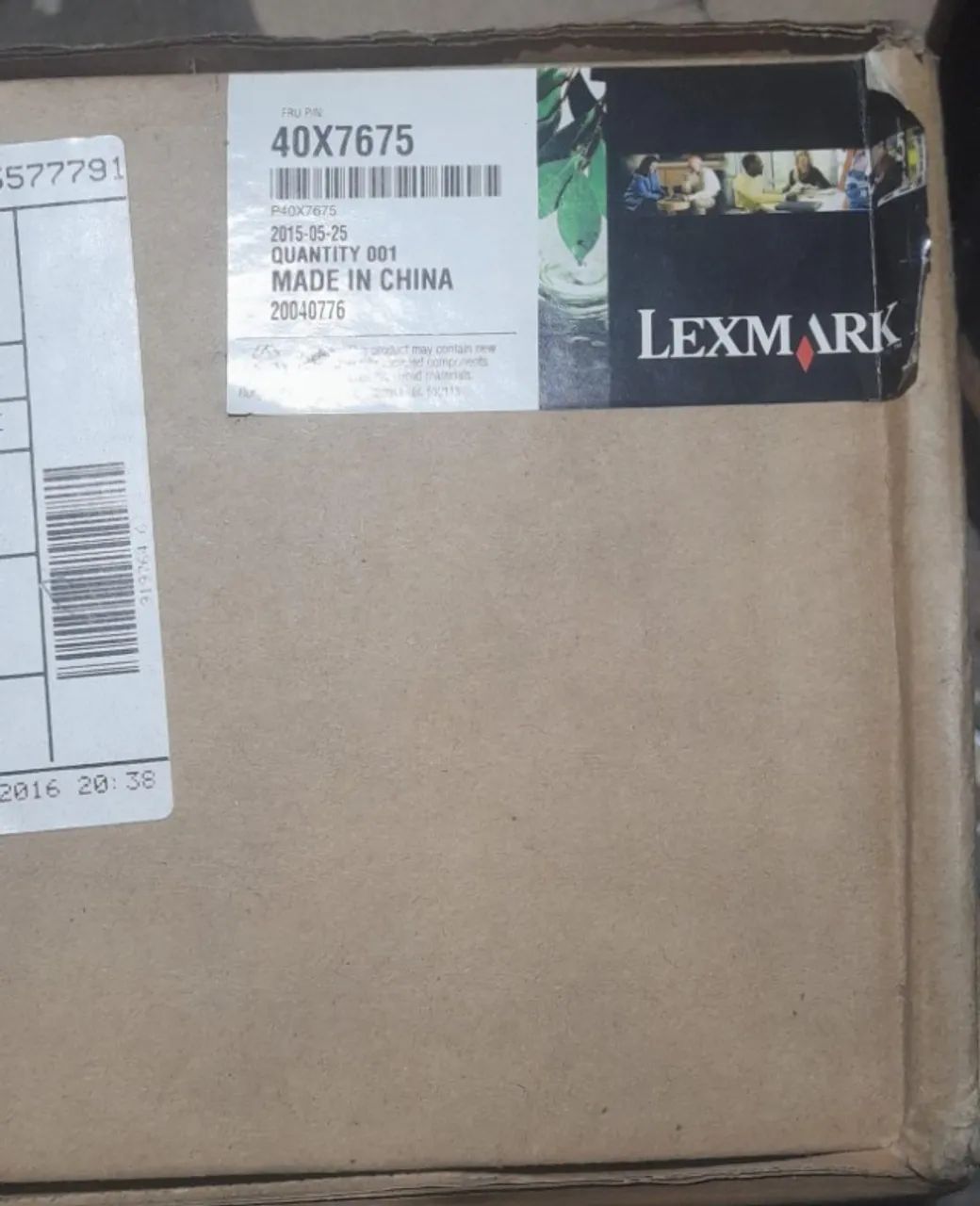  40X7675 Lexmark Cover Standard Bin 550 folhas Lexmark Ms811  Tampa Superior - Foto 2