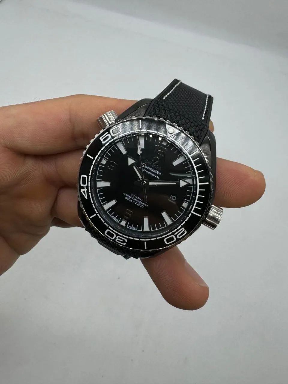 Relógio Estilo Omega Seamaster Planet Ocean  - Foto 4
