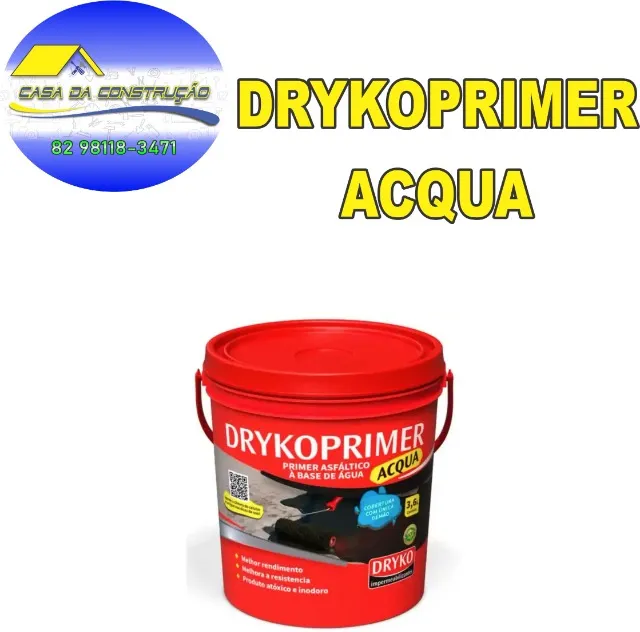 PRIMER ASFALTICO BASE AGUA 3,6L DRYKO