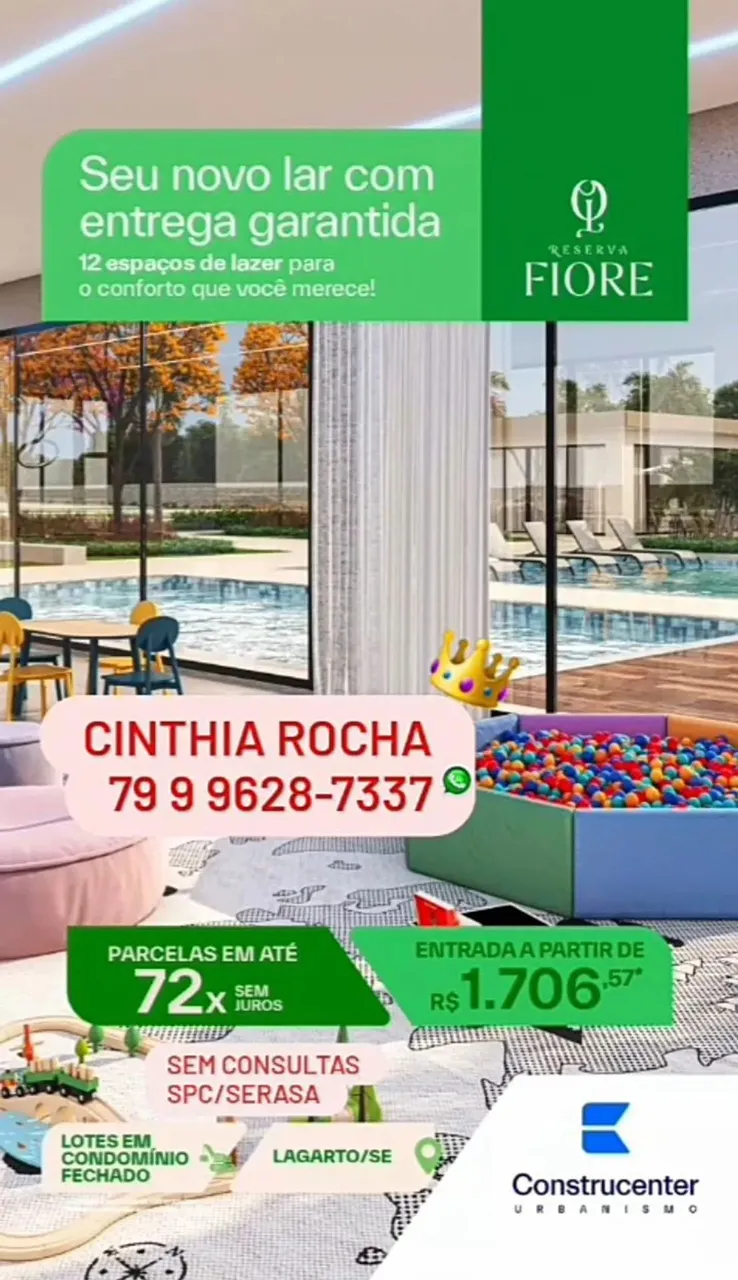 MORE NA MELHOR REGIÃO NQ CAPITAL DO INTERIOR - RESERVA FIORE
