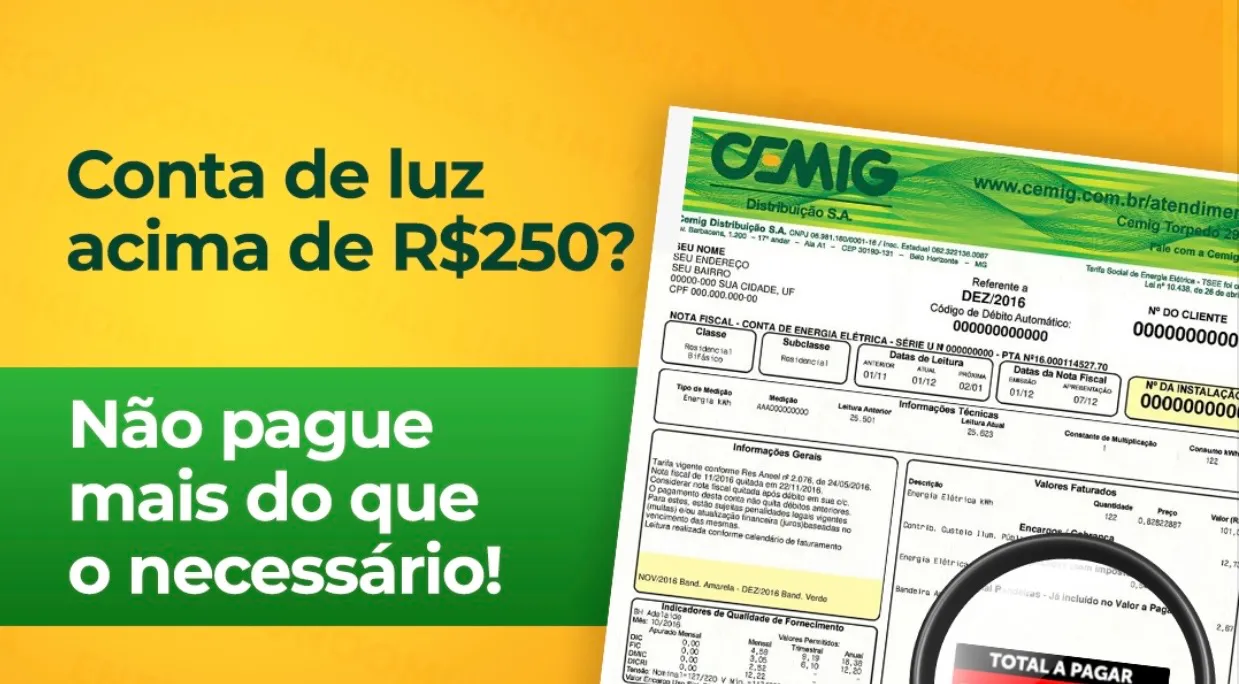 Reduza sua conta de energia sem investir nada
