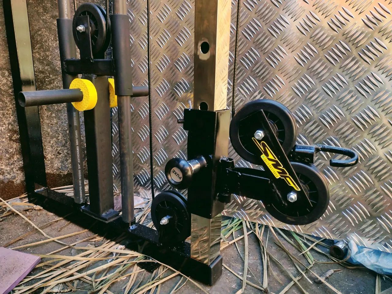 Polia mono Cross regulável musculação - Foto 4