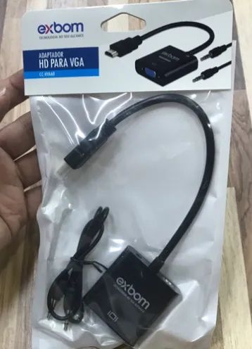 Adaptador Hdmi X Vga C/ Saída De Áudio Exbom CC-HVA60 - Foto 3