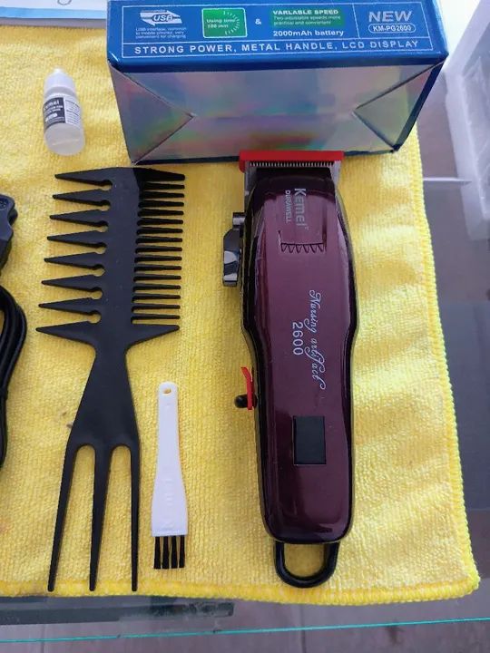 Máquina de cortar cabelo Kemei KM-PG2600 - Foto 4