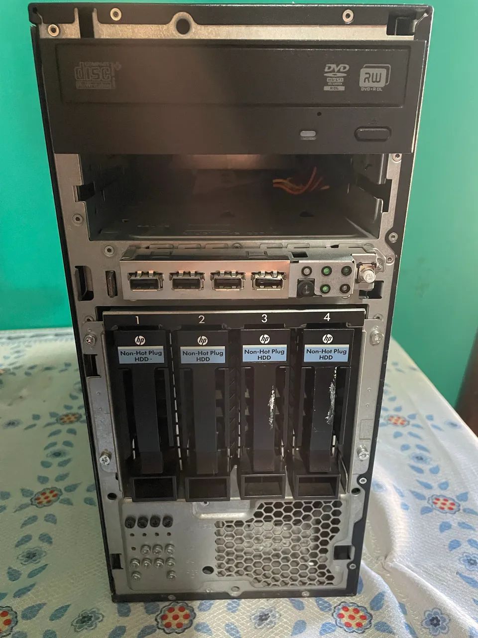 Servidor HP Proliant ML110 G7 8gb 4 tera - Foto 2