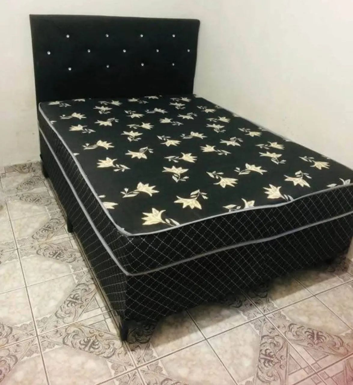 CAMA CASAL BOX CONJUGADA + CABECEIRA NOVA DE FABRICA  - Foto 2