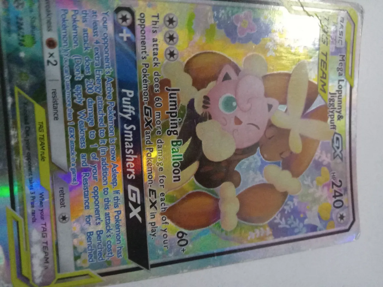 Mega lopunny e jigglypuff gx