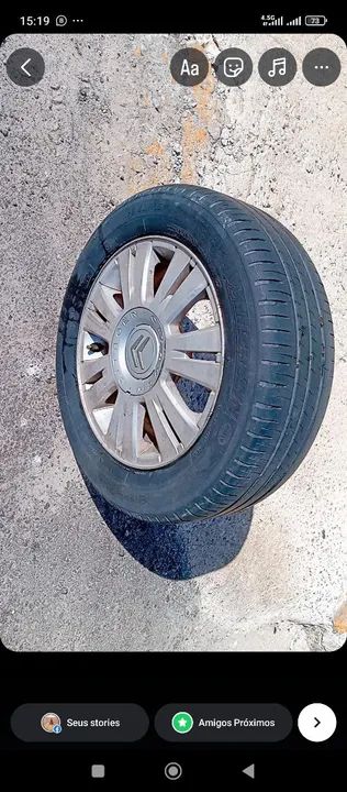 Jante de liga leve C3 aro 15 - Foto 3