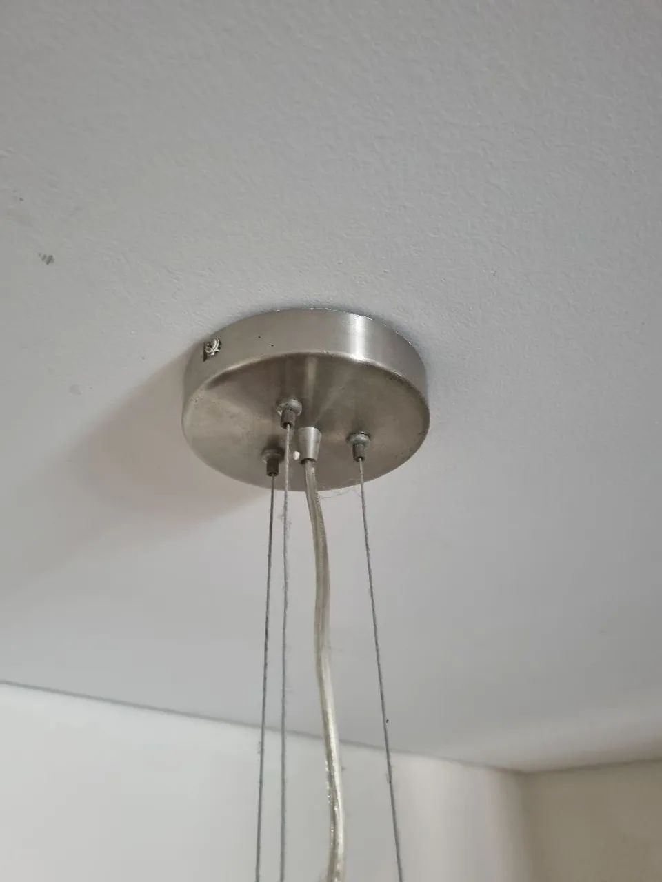 Lustre Moderno Branco - Foto 4