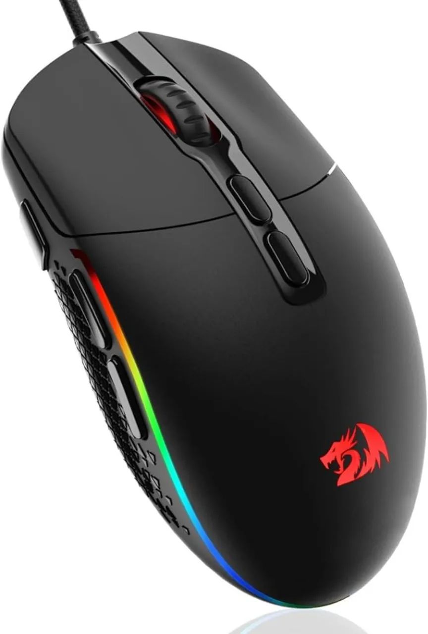 Mouse Gamer Invader Redragon - Alta Performance e Precisão