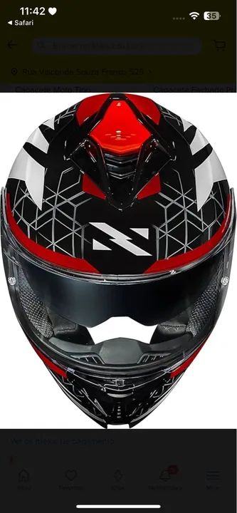 Capacete Norisk Moto - Novo - Foto 5
