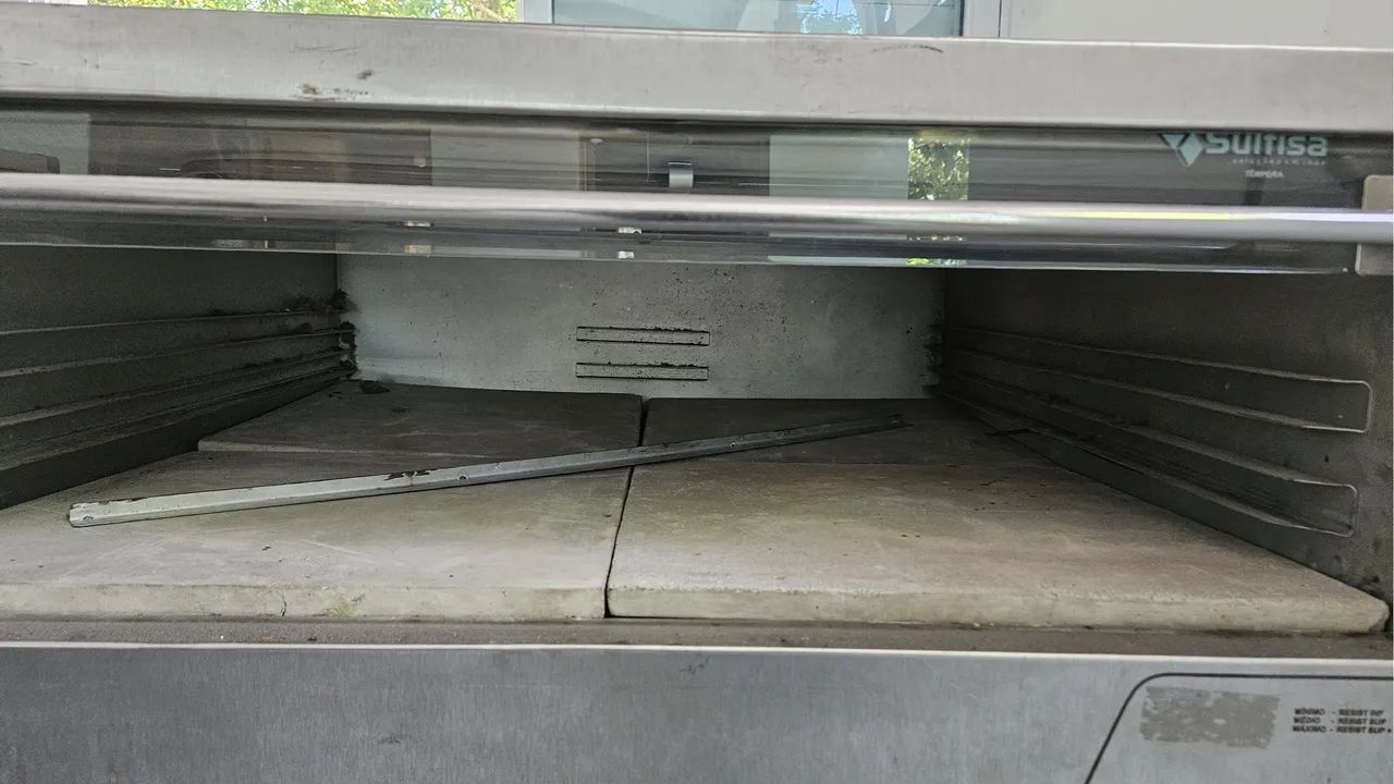 FORNO GUILHOTINA ELÉTRICO 2 CÂMARAS 90 X 90 INOX ESCOVADO - SULFIS - Foto 2