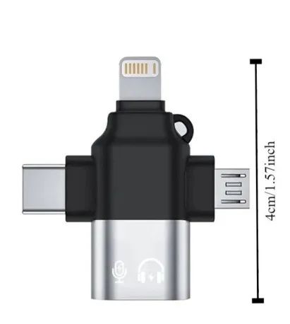 Adaptador OTG IOS V8 Tipo C KNUP HM006  - Foto 2
