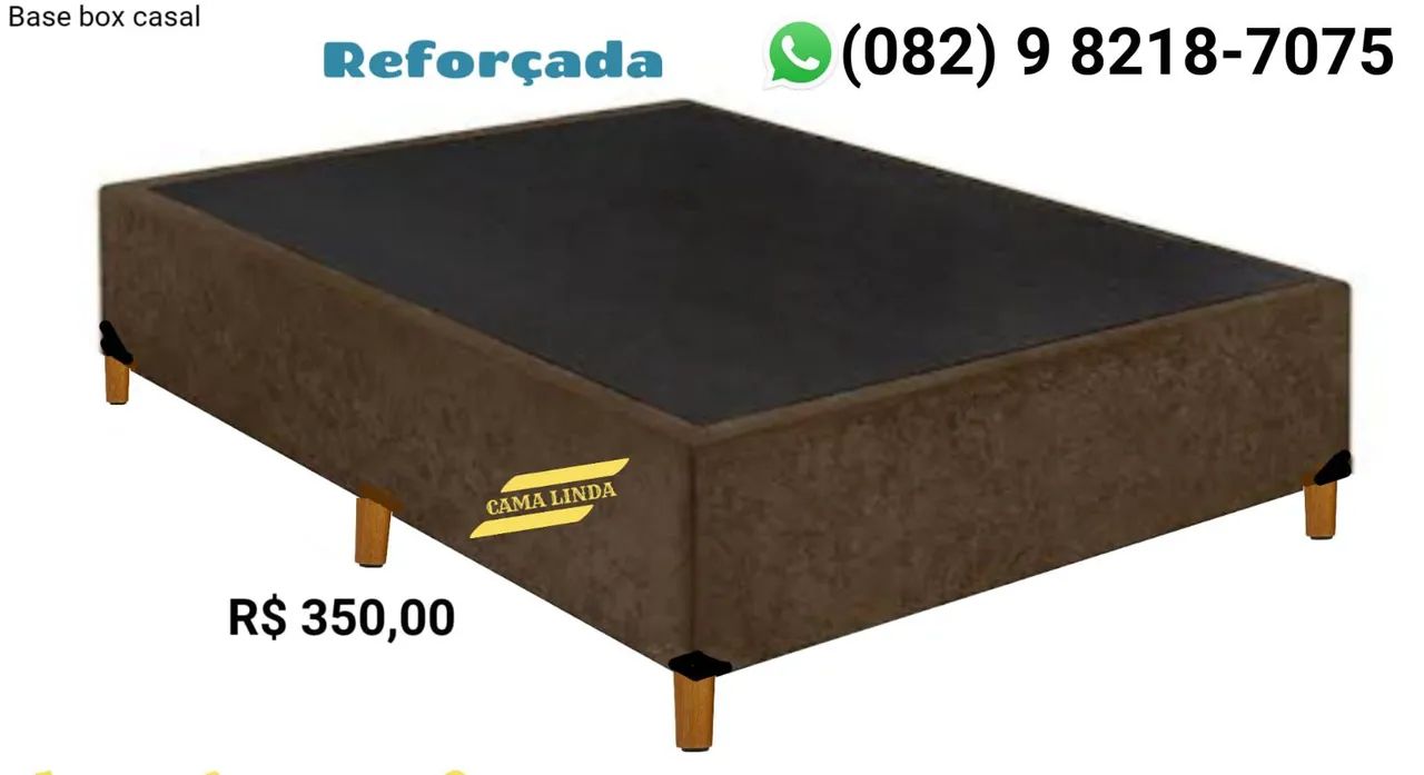 BASE COLCHÕES PUFFS CAMA BOX BAÚ ENTREGA GRÁTIS  - Foto 3