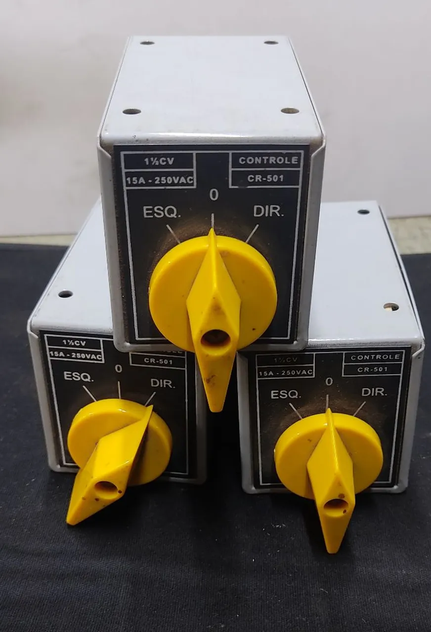 Tenho 3 unidades sendo 80 reais cada Controle CR-501 - 15A-250VAC