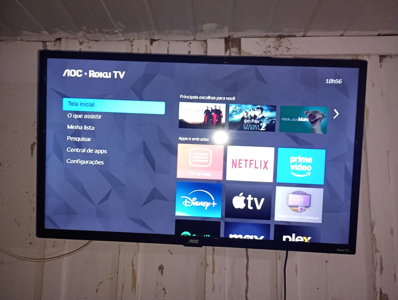 TV AOC Roku 32 polegadas