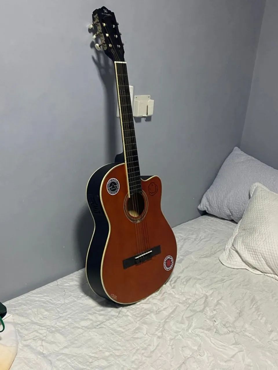 Violão Elétrico Nylon Michael VM225SH SATIN HONEY - Foto 4