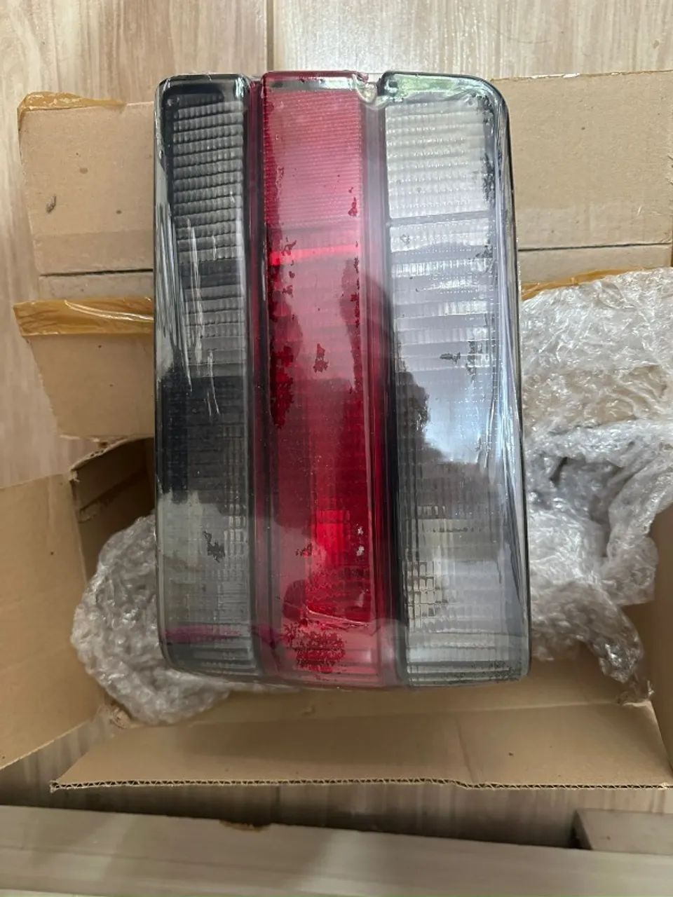 Par Lanterna Traseira Chevette 87 88 89 90 91 92 93 Fume - Foto 3