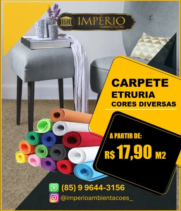 CARPETE ETRURIA EM PROMOÇÃO!