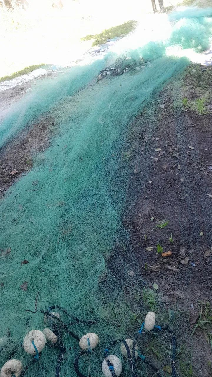 Rede de pesca malha 08 e 09, altura de 12 metros até 20 metros  - Foto 4