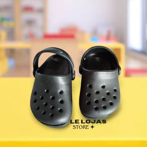 Par de Crocs Baby Babuche Chinelo Papete bebê  infantil criança Unissex Várias cores - Foto 3
