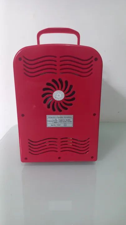Mini Geladeira Multilaser Vermelha - Foto 4