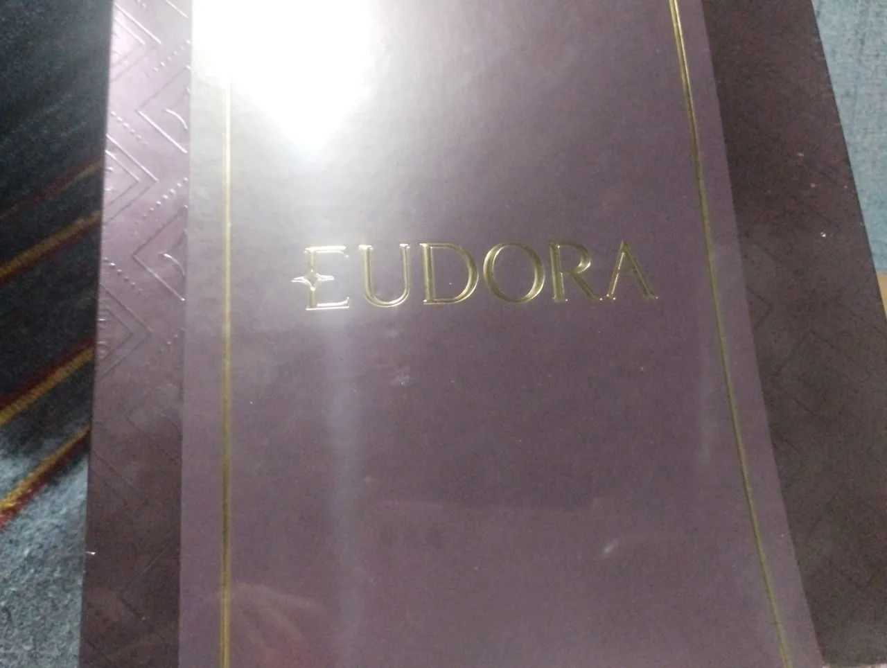 Kit Eudora Velvet Authentic Desodorante Colônia + Rímel