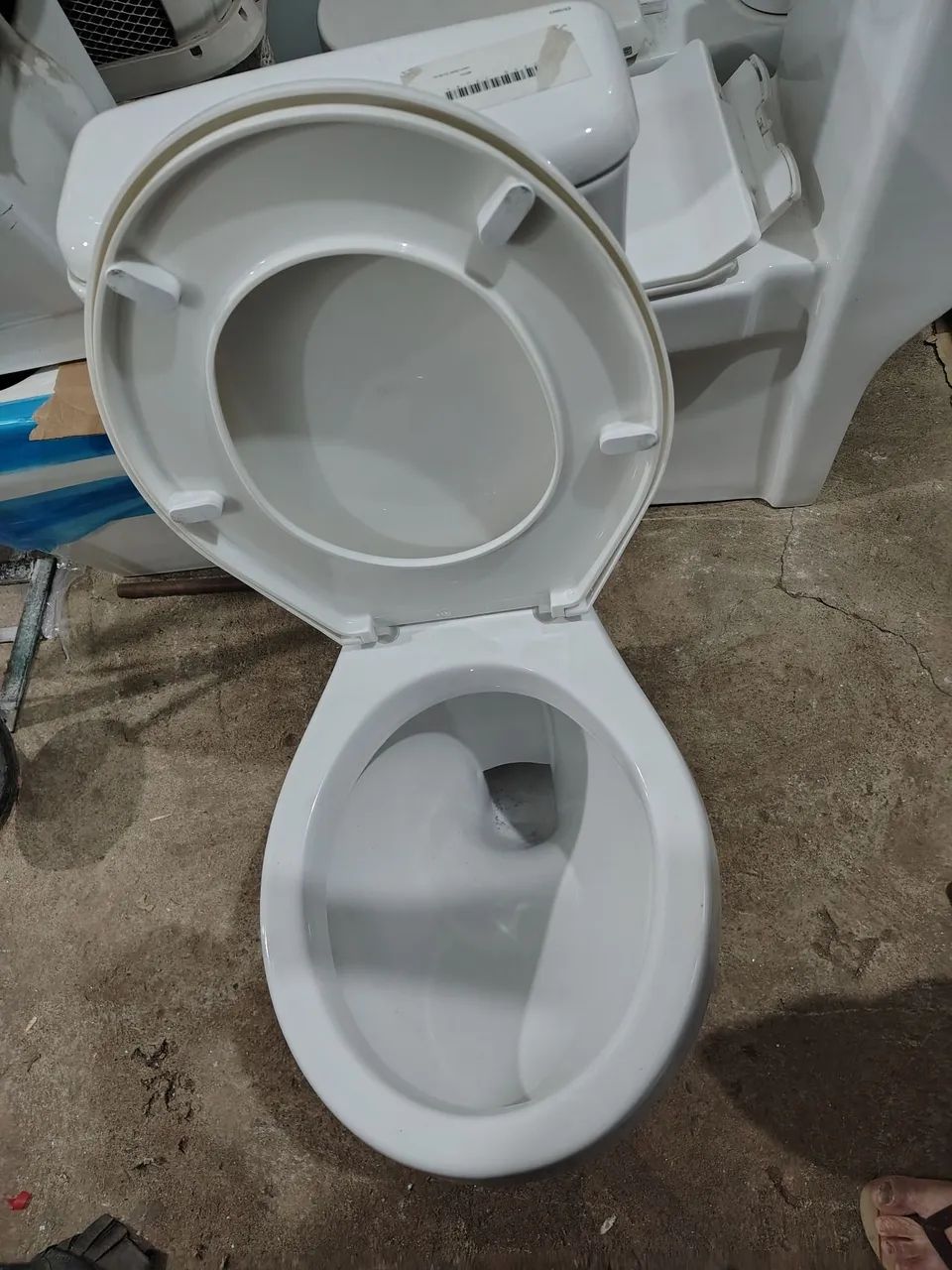 kit vaso caixa e assento Ravena Deca  - Foto 4