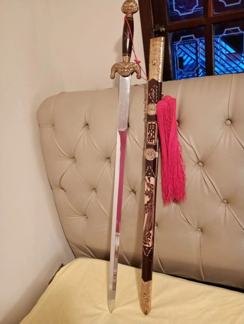 Espada imperial chinesa, decorativa  - Foto 2