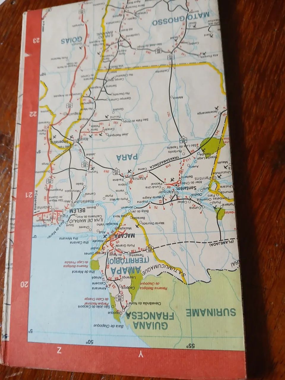 Mapa Brasil 1985 4rodas  - Foto 2