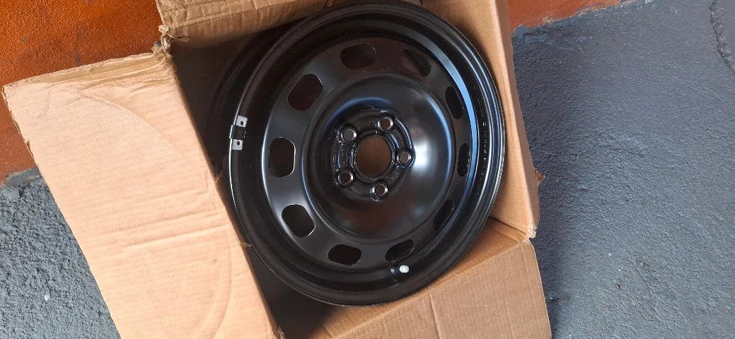 Roda Estepe Aro 15 Original Volkswagen Virtus e Polo_Aceito Cartão - Foto 2
