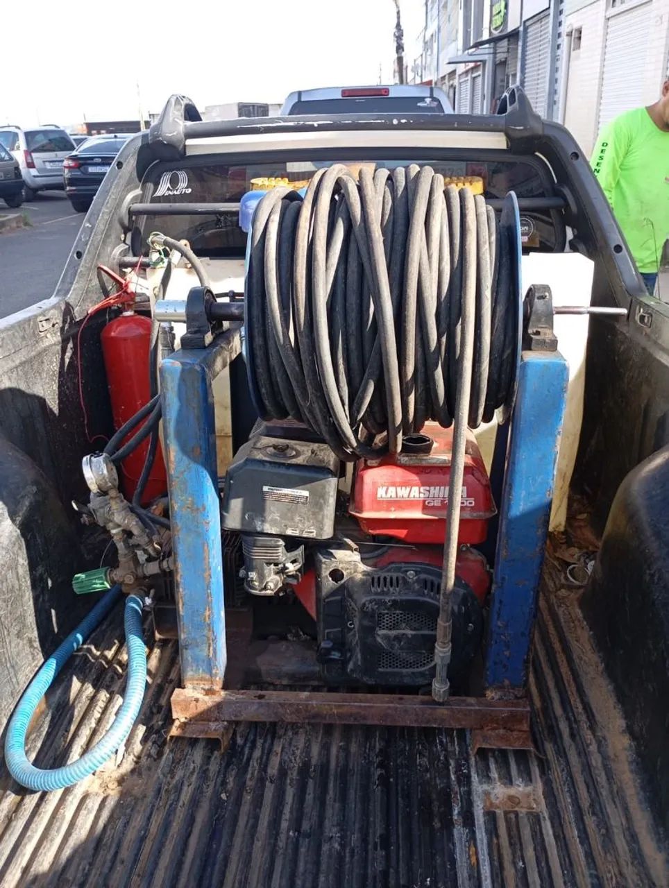 Hidrojato Pressão Kawasaki GE 150 bar 100 metros de mangueira 