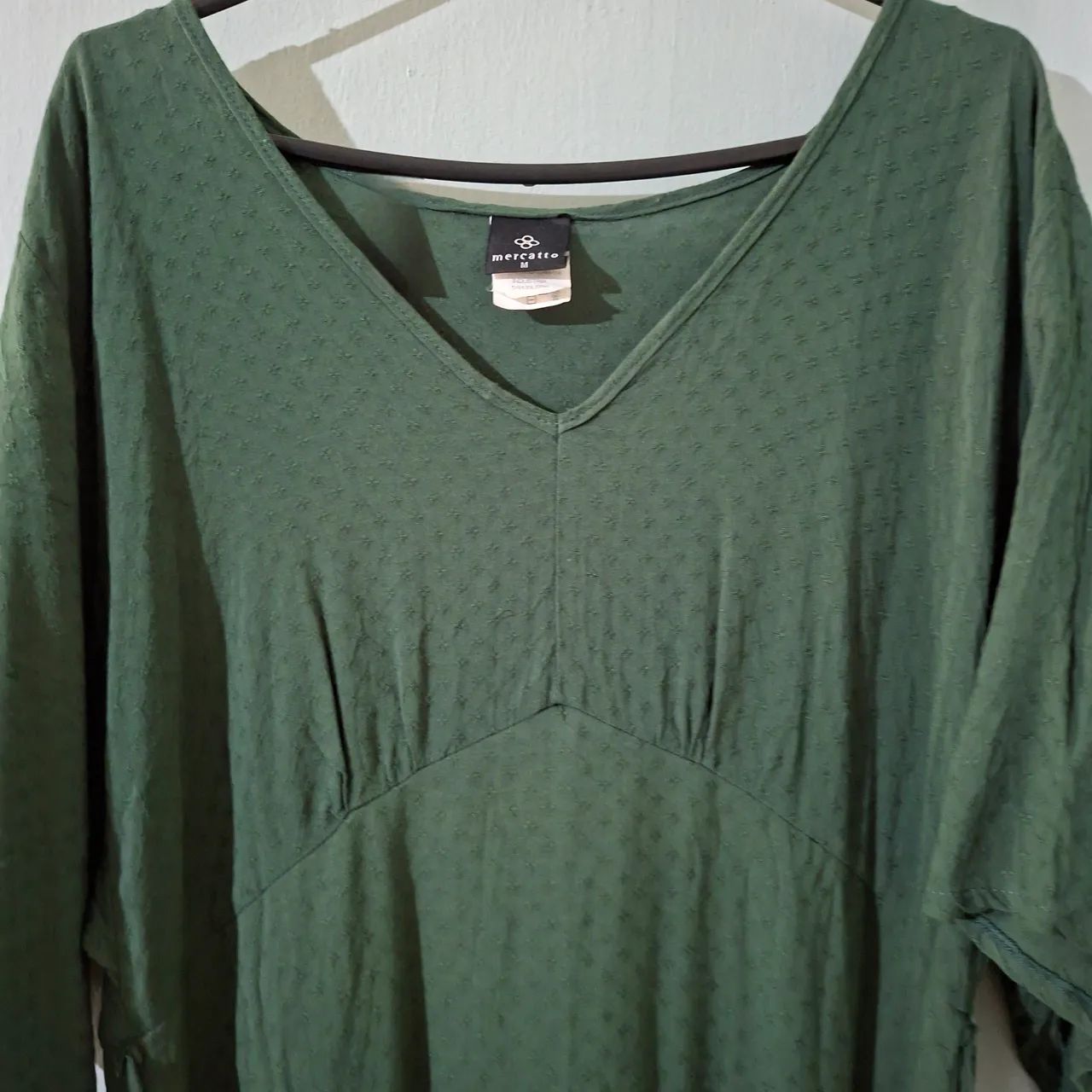 Vestido Mercatto Verde Oliva M - Foto 2