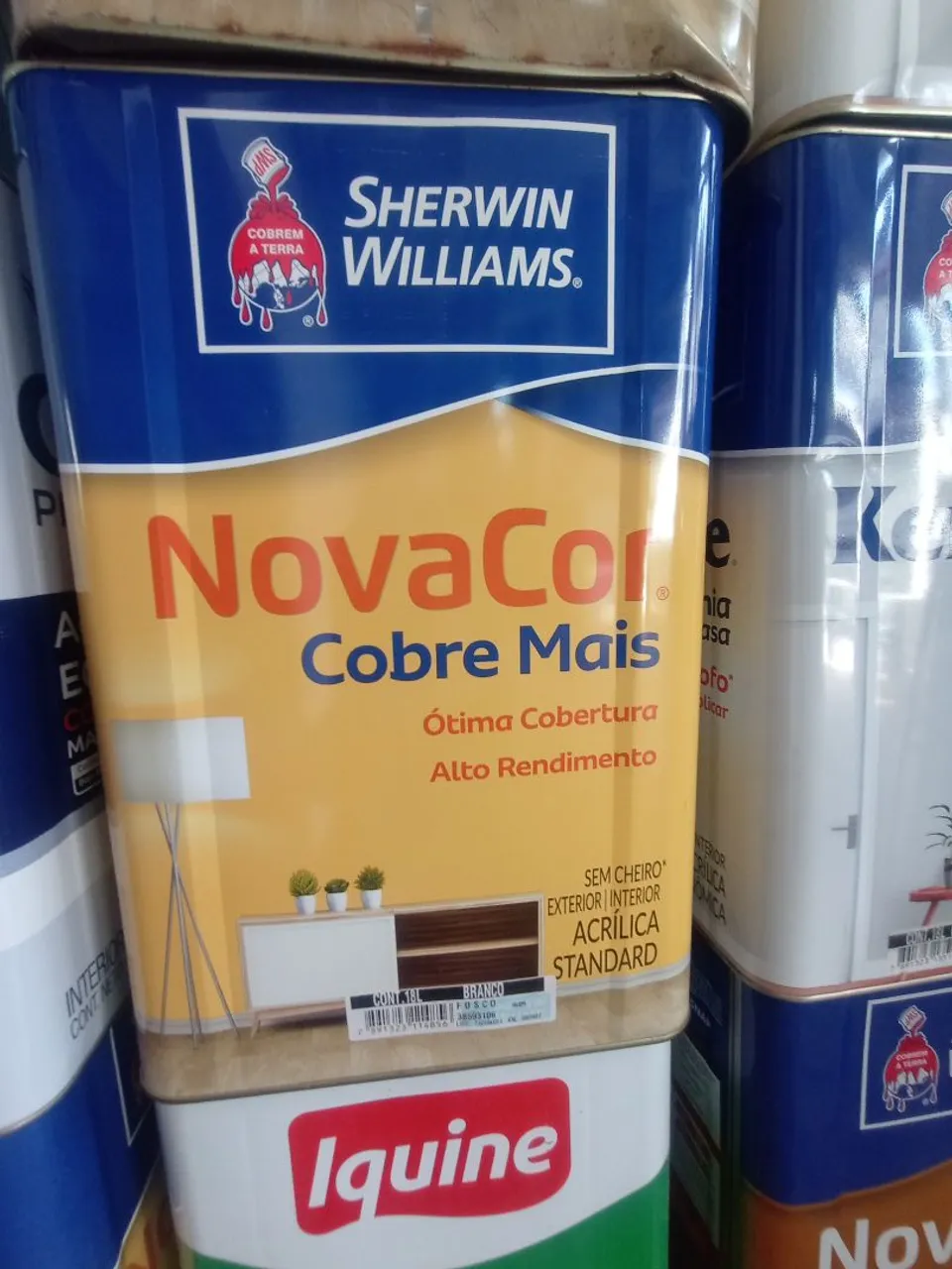 Tinta Acrílica Standard NovaCor 18L - Sherwin Williams