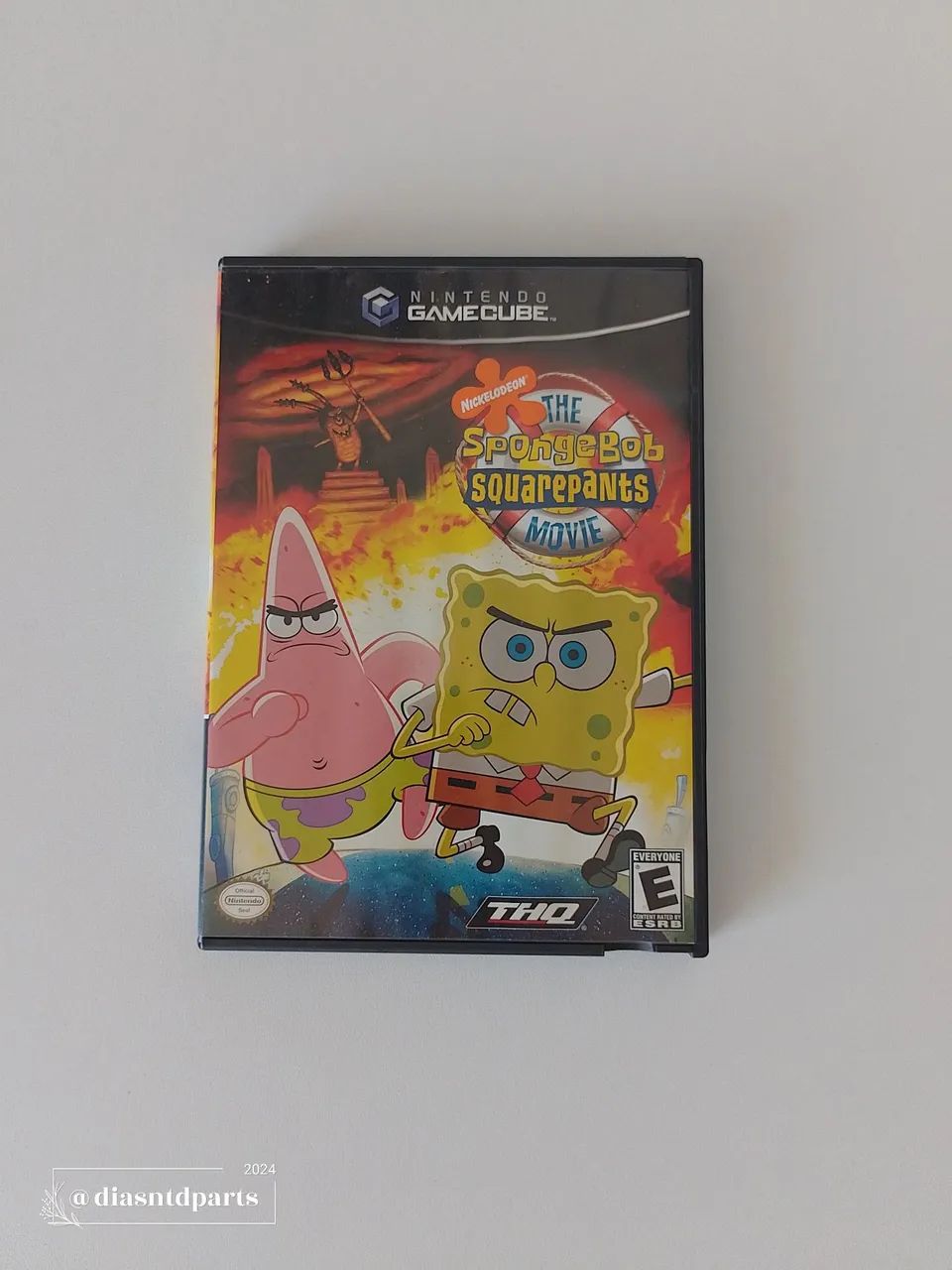 Bob Esponja  Squarepants Original - Jogo Nintendo Game Cube 
