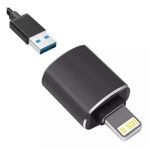 Adaptador OTG usb p/ IOS Iphone ZJT-30069 Inova - Foto 2