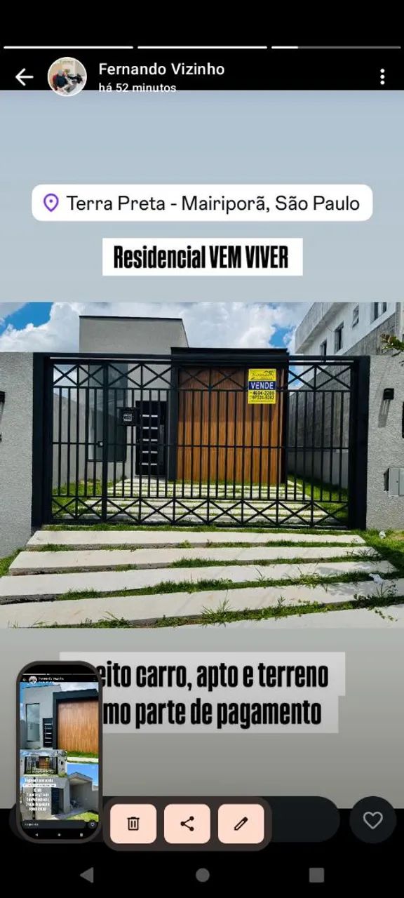 Foto - Mairiporã - Canjica (Terra Preta)