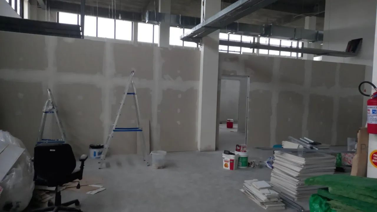 Steel frame e gesso acartonado 