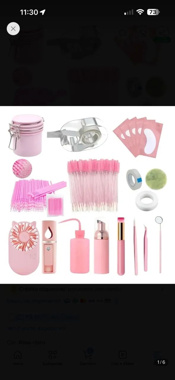 Kit extensão de cílios  - Foto 3
