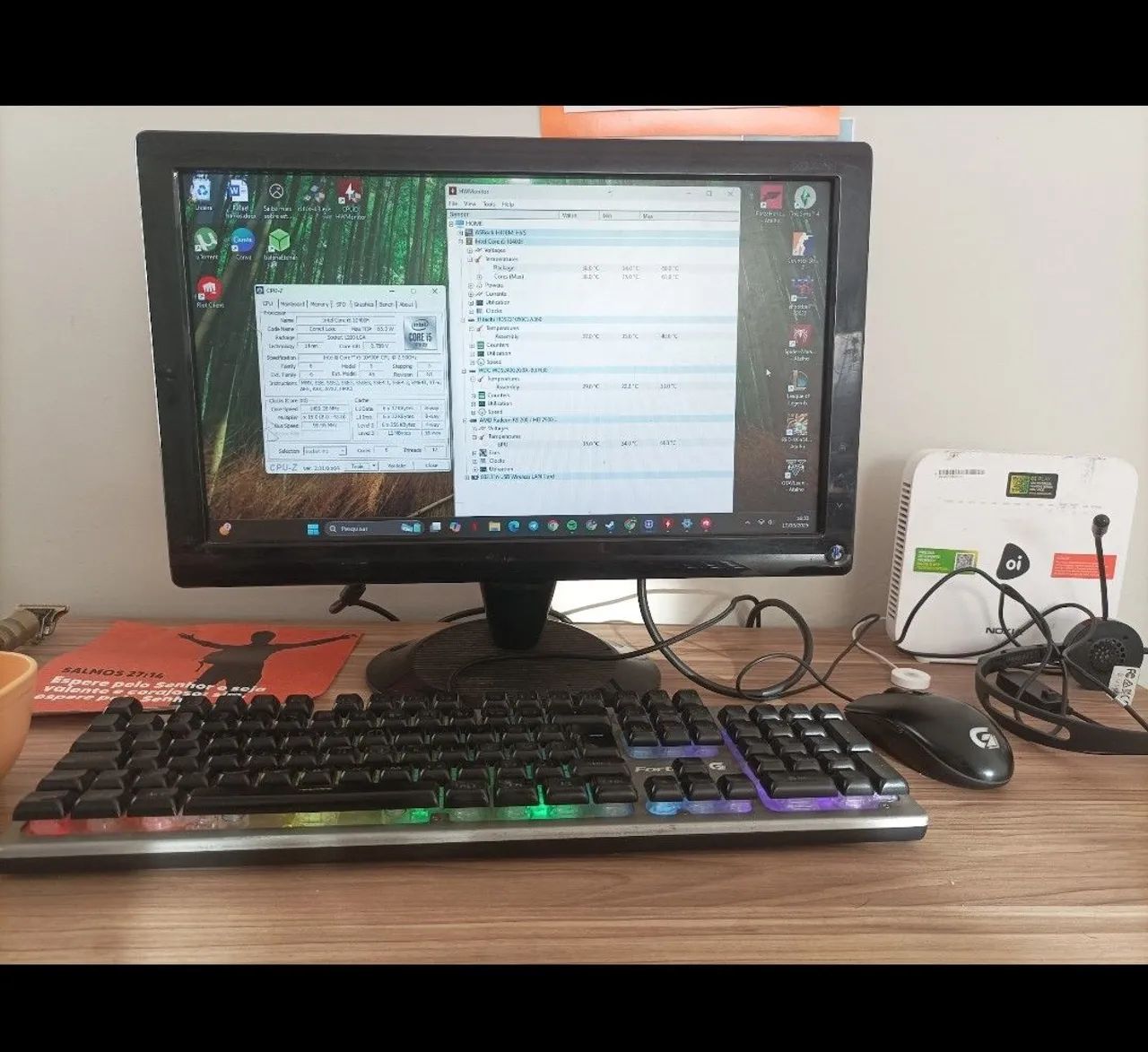 PC Gamer  i5 10ª Geração TROCO EM NOTBOOK BOM