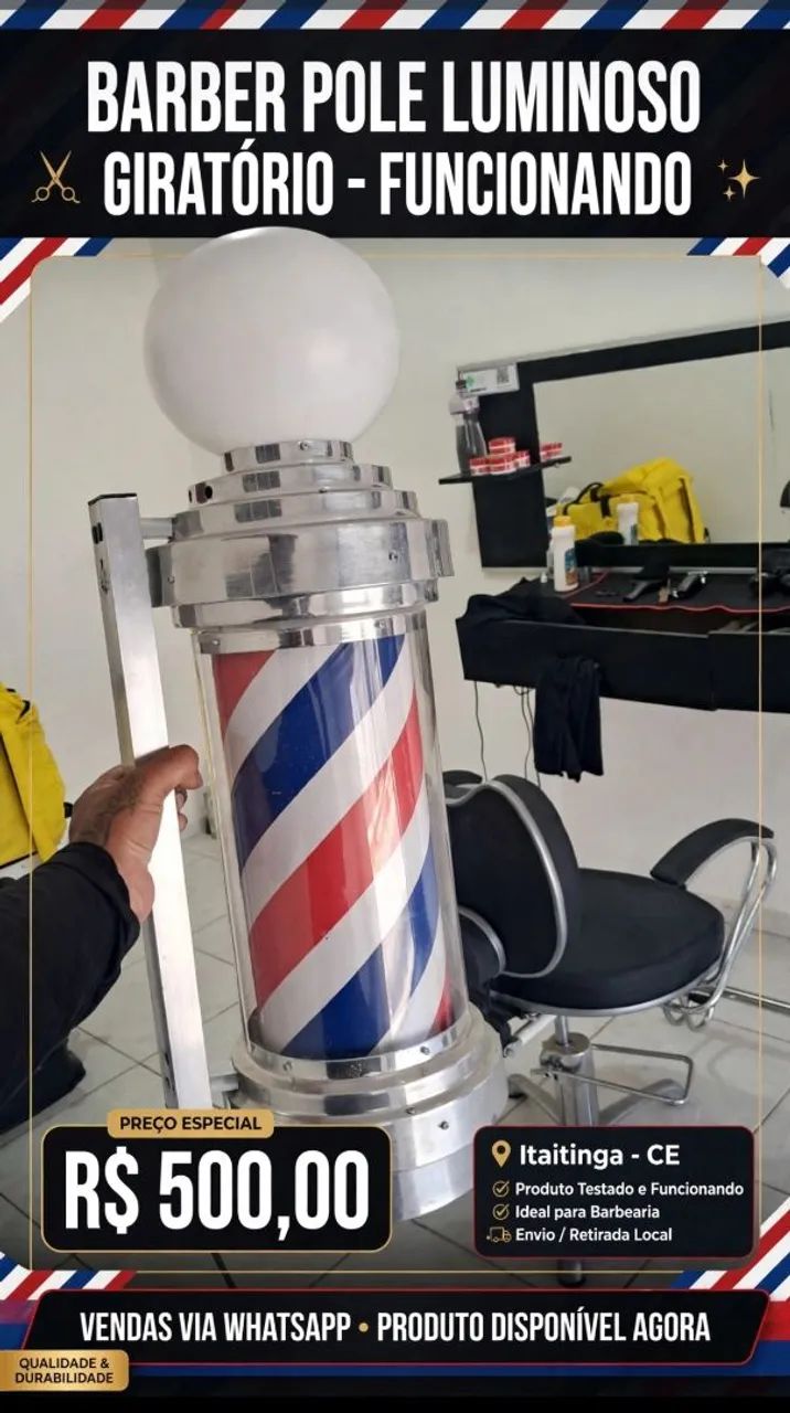 Barber pole e lavatório! - Foto 2