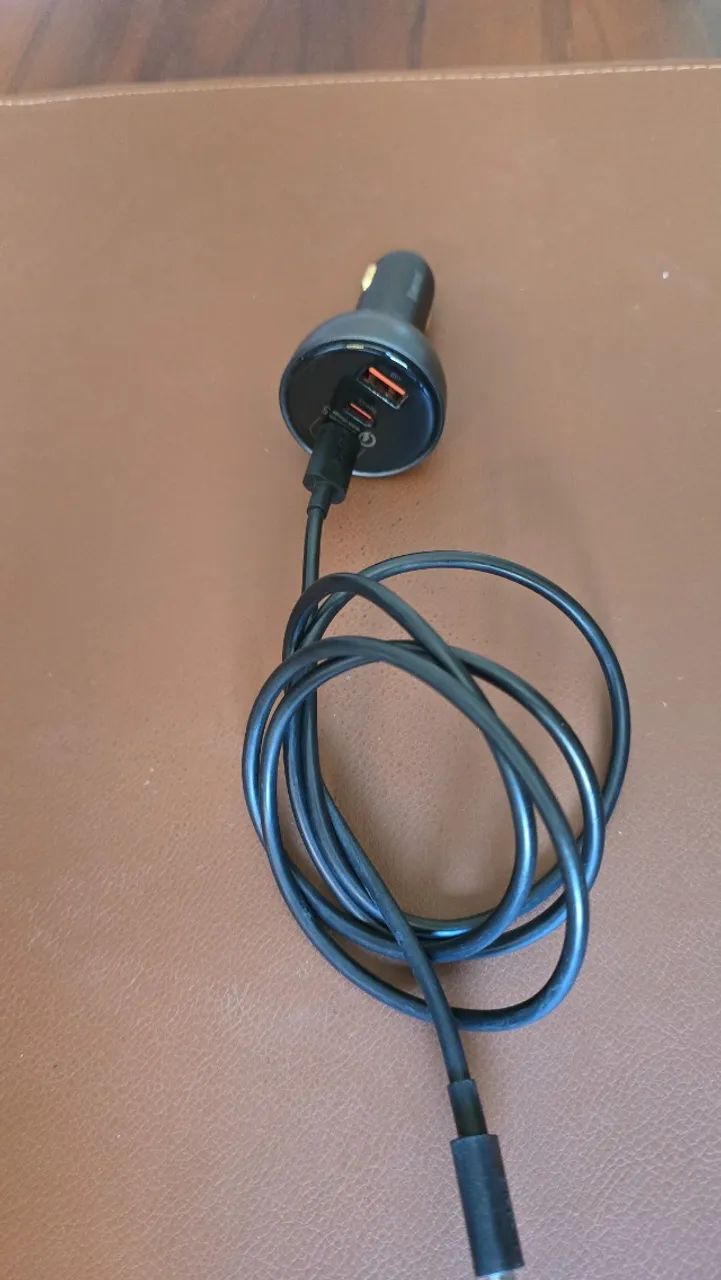 Carregador Veicular Baseus USB-C 160w (Fast Charging)