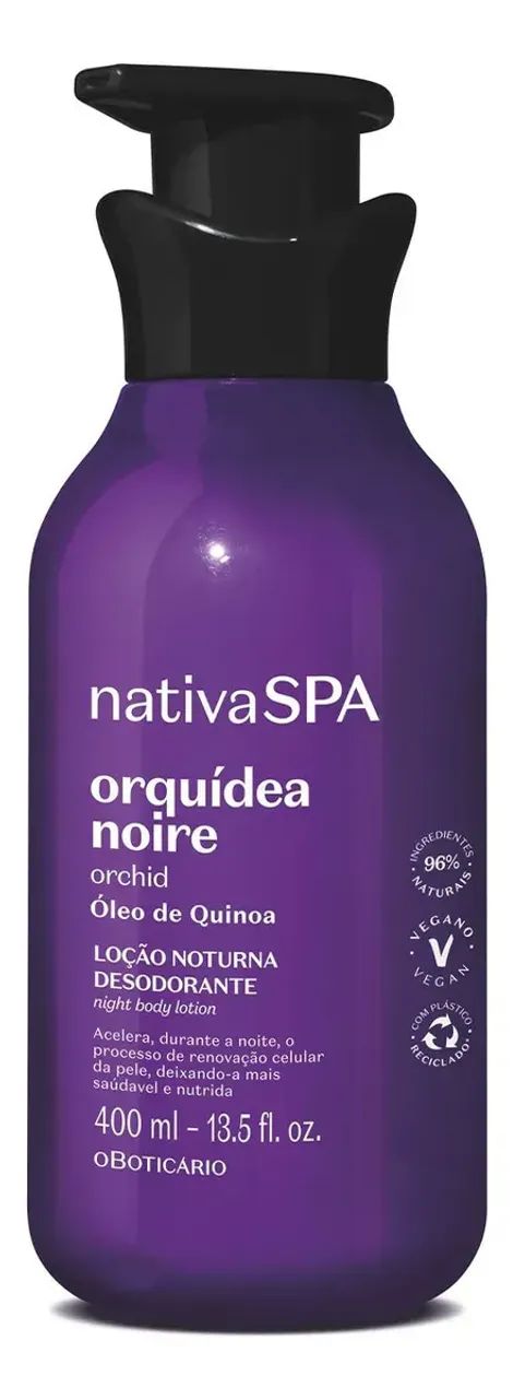 Nativa Spa Orquídea Noire Loção Desodorante Corporal 400ml LACRADO