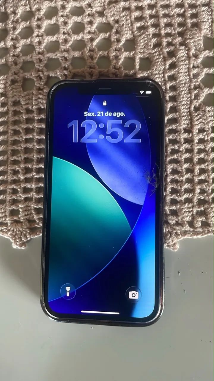 Vendo ou Troco iPhone 12 Lilás - Foto 3
